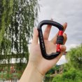 thumbnail image 4 of Amdohai 30KN D-Shaped Carabiner Lock Heavy Duty Aluminum Alloy Carabiner Clips for Hammocks Camping Hiking Backpacking, 4 of 8