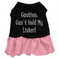 thumbnail image 1 of Can't Hold My Licker Screen Print Dress Black With Light Pink Xl (16), 1 of 2