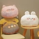 thumbnail image 4 of 35cm Kawaii Animal Plush Toys - Teddy Bear, Rabbit, Frog, Tiger, Pig, Cartoon Stuffed Soft Pillow Back Sofa Cushion for Girls and Kids, 4 of 5