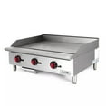 thumbnail image 1 of MoTak 36” Gas Griddle - Thermostatic Controls, 3/4” Steel Plate, Convertible, Quick-On Burners, 1 of 1