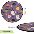 thumbnail image 2 of Coolnut Magic Spooky Cat Christmas Tree Mats Waterproof Tree Skirt, Halloween Kitten Witch Xmas Tree Stand Tray Mat Floor Protector Pad for Holiday Party Decoration, 28.3", 2 of 6