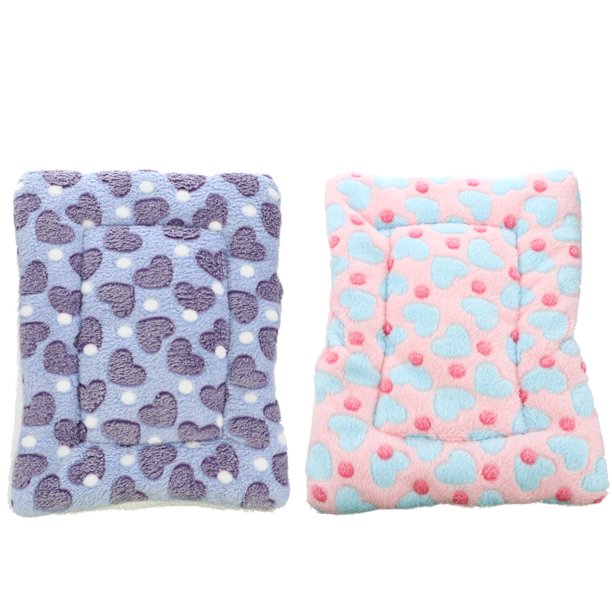 2 piezas mascota perro gato suave manta para dormir estera cama nido cojín cojín colchón cálido