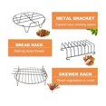 thumbnail image 4 of Accesorios para freidora de aire Juego de 10 piezas de 7 pulgadas para freidora de aire 5,2 5,8 cuartos, con revestimiento antiadherente, lavable a máquina 19,8 cm, negro, 4 of 5