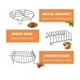 thumbnail image 4 of Accesorios para freidora de aire Juego de 10 piezas de 7 pulgadas para freidora de aire 5,2 5,8 cuartos, con revestimiento antiadherente, lavable a máquina 19,8 cm, negro, 4 of 5