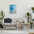 thumbnail image 3 of Stupell Industries Blue & Grey Abstract Abstract Painting White Framed Art Print Wall Art, 24 x 30, 3 of 9