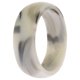thumbnail image 2 of Alianza de boda de silicona - Mármol blanco-negro de ROQ para hombre - Anillo de 14 mm, 2 of 2