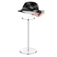 thumbnail image 4 of Soporte de acrílico para sombrero, soporte para bricoje, decoración de peluca, estable con Pedestal, colgador de sombrero, soporte para perfecl Perchero para sombreros, 4 of 8
