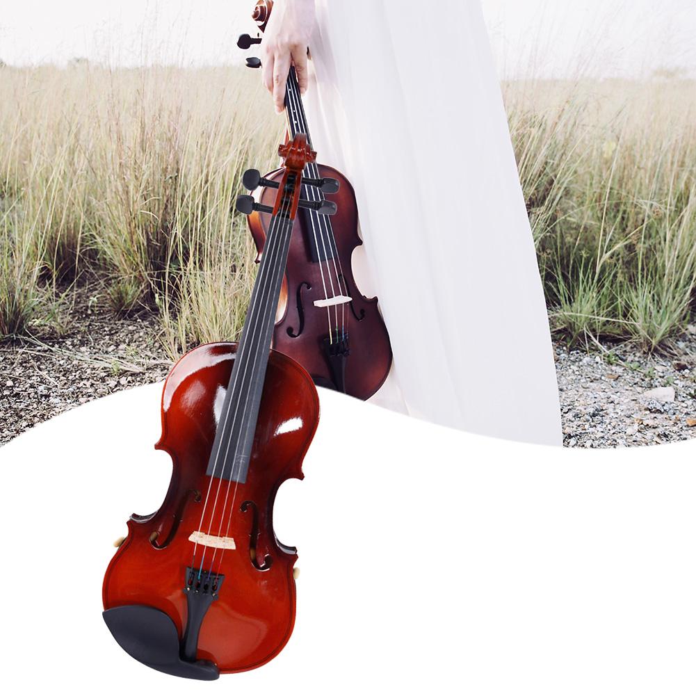 Yucurem Glarry 1/4 Acoustic Violin Set Case Bow Rosin Strings Tuner