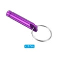 thumbnail image 3 of Uxcell Safety Whistle, Aluminum Outdoor Survival Whistle for Hiking, Purple 12 Pack, 3 of 5