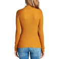 thumbnail image 2 of KOGMO Womens Long Sleeve Fitted Turtle Neck Ribbed Sweater Top, 2 of 3