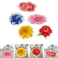 thumbnail image 4 of Flower Carpet Chinese Style Lotus Floor Mat Bedside Blanket Cloakroom Mat, 4 of 5