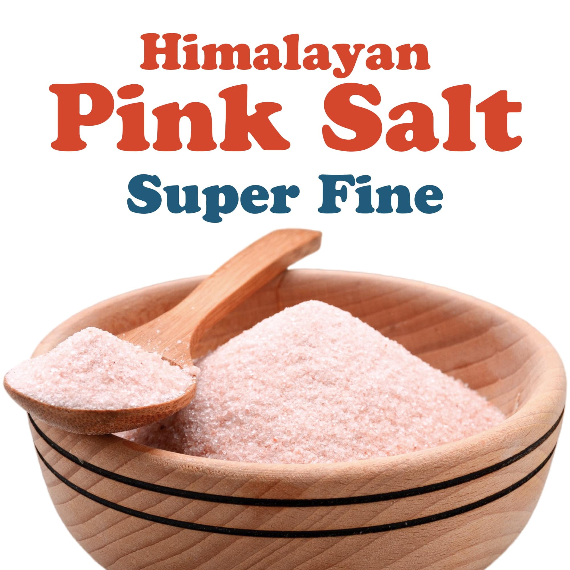Himalayan Pink Salt – Super Fine, 10 Pounds — Raw, Vegan, Kosher — by Food to Live
