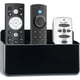 thumbnail image 1 of Soporte de control remoto de 3 ranuras, control remoto de TV y accesorios de almacenamiento para bolígrafos de pared, para oficina en casa, escuela (negro, 1 unidad), 1 of 3