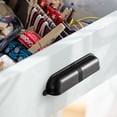 thumbnail image 5 of Goo-Ki 5''(128 MM) Hole Centers Matte Black Cabinet Handles, Luxury Zinc Alloy Cabinet Cup Pulls for Dresser,Drawer,and Cupboard, 6 Pack, 5 of 7