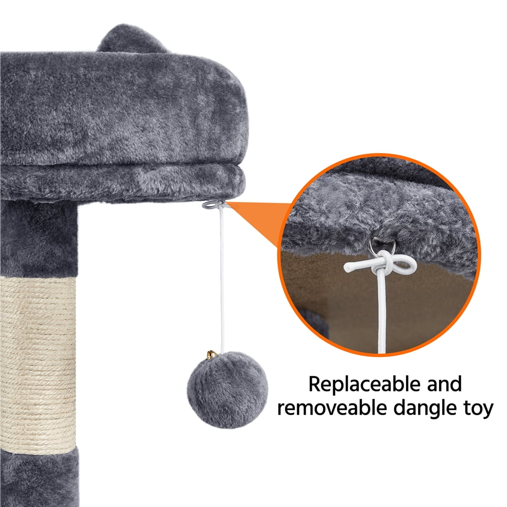 Renwick 55" Cat Tree Tower for Small Medium Cats, Dark Gray