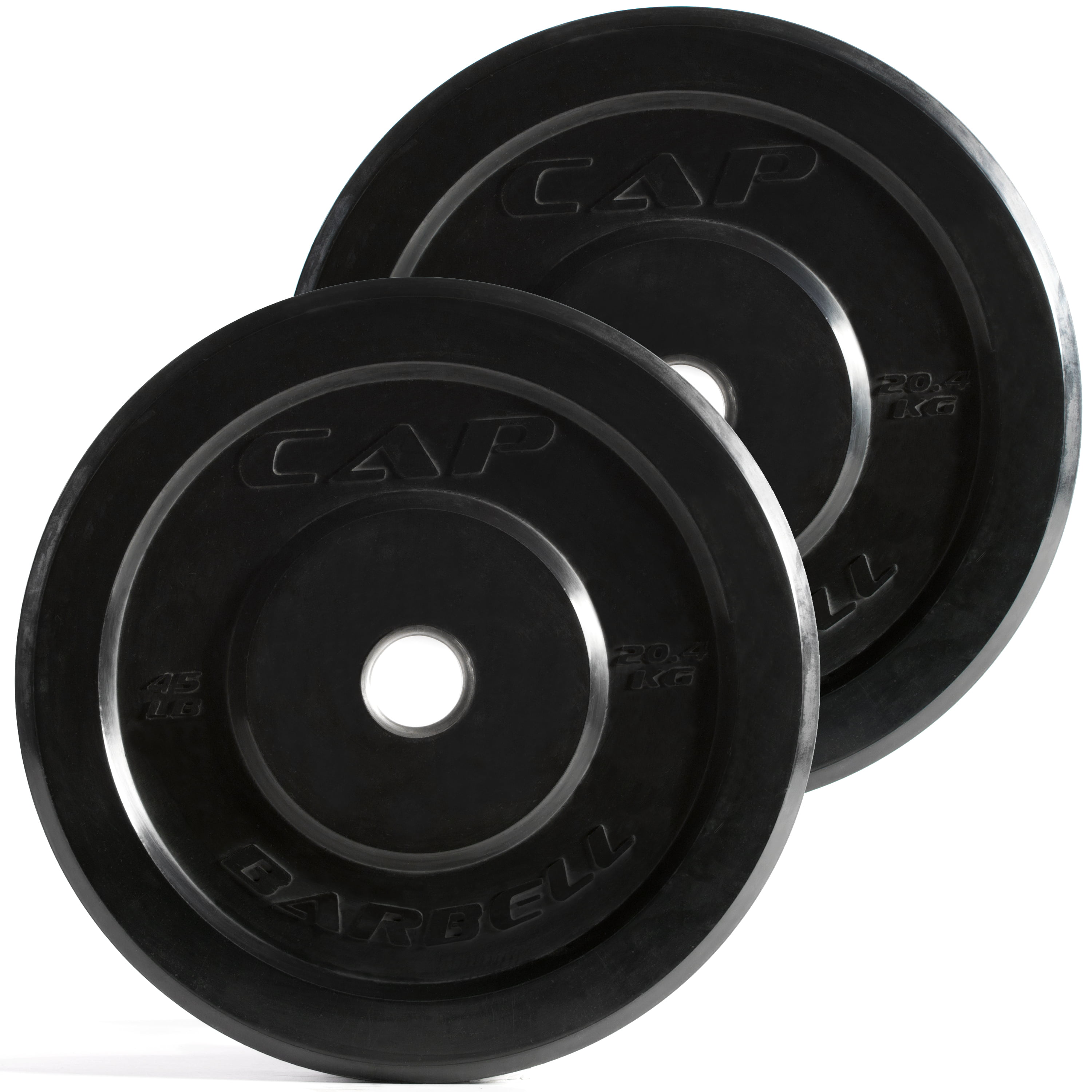 Pair 90 lb TOTAL Weider 45lb Pound Olympic Weight Plate Plates Set 