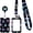 Black Butterfly, variant on Bravoul Heavy-Duty Retractable Badge Reel with 360 ° Rotating Clip - ID Card Holder, Detachable Lanyard