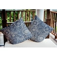 thumbnail image 5 of 16"x16" Simply Daisy Zentangle Poly Indoor/Outdoor Pillow, Blue Qty 1, 5 of 5