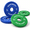 15 LB (2.5LB+5LB)X2, variant on 5 LB x2 Steel Core Rubber Coated Olympic Weight Plates for Strength
