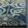thumbnail image 4 of SAFAVIEH Evoke Keith Damask Distressed Area Rug, Royal/Light Blue, 3' x 5', 4 of 7