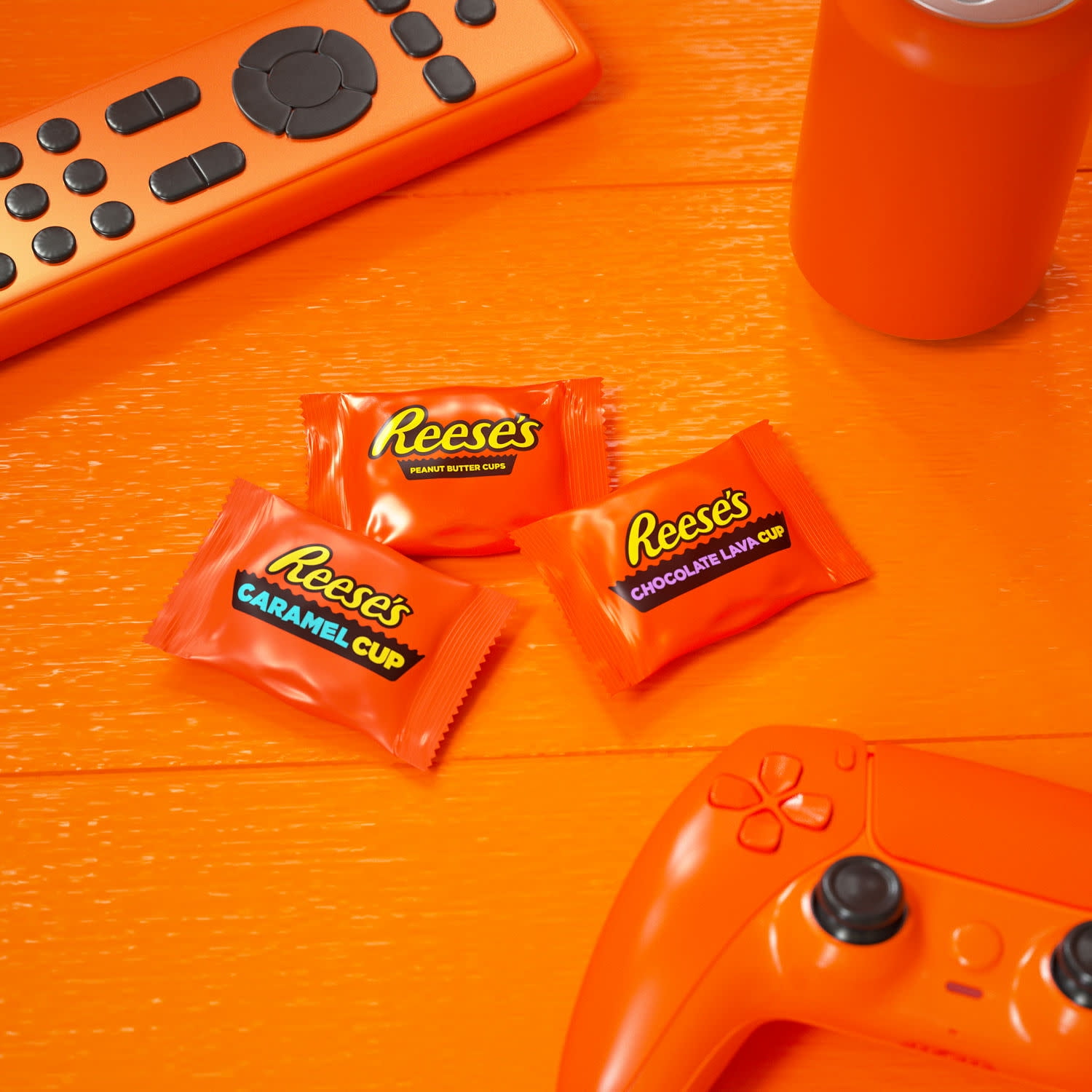 Reese's Assorted Flavored Snack Size Peanut Butter Cups Candy, Party Pack 28.05 oz