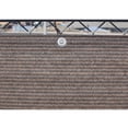 thumbnail image 4 of Alion Home Heavy Duty Privacy Screen Fence Mesh Windscreen For Backyard Deck Patio Balcony Pool Porch Railing 3 Ft Height Brown/Mocha (3'X12'), 4 of 5
