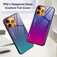thumbnail image 3 of Gradiente de vidrio templado TPU para iPhone 13 funda protectora completa Kuymtek anticaída a prueba de golpes para teléfono móvil, 3 of 8