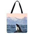 thumbnail image 1 of Tote Bag Ballena-Gran Capacidad Lino, 1 of 3