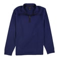 thumbnail image 1 of Tasso Elba - Suéter con cremallera de 1/4 para hombre, color azul, extragrande, 1 of 1