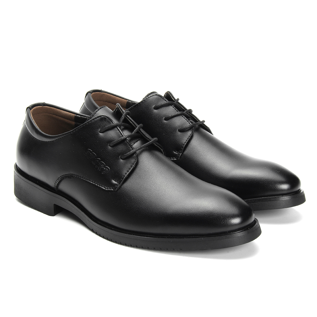 Men's Oxfords Pointed Toe Leather Shoes Dress Business Shoes Walmart