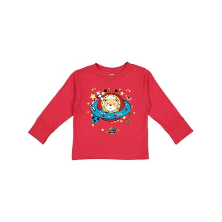 

Inktastic UFO Space Bear Gift Toddler Boy or Toddler Girl Long Sleeve T-Shirt