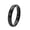 Black 4mm, variant on Unisex Tungsten Steel 6mm Wedding Band Beveled Edge Polished Plain Ring Gold Size 8