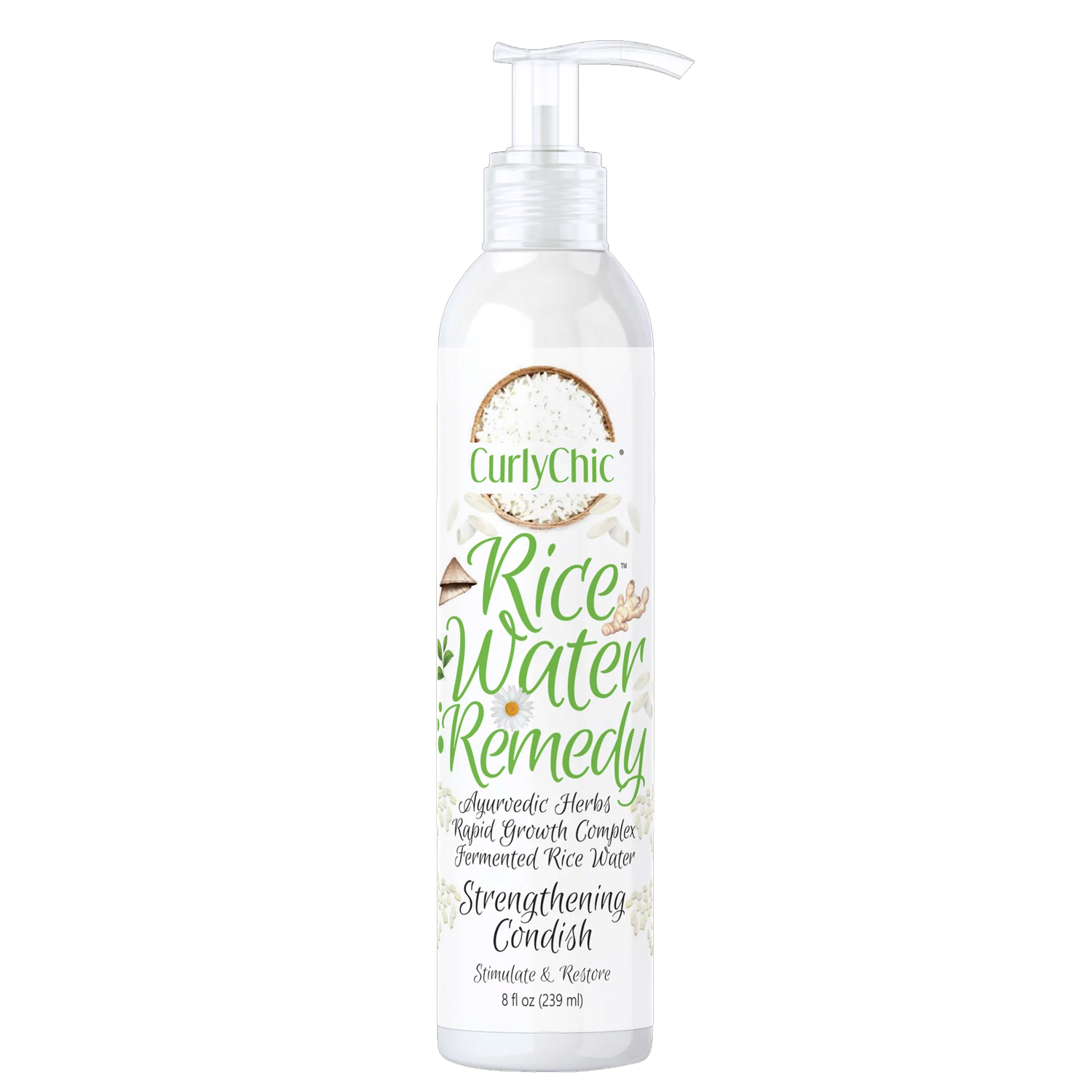 Curly Chic Rice Water Remedy Strengthening Conditioner 8 fl.oz,6 packs