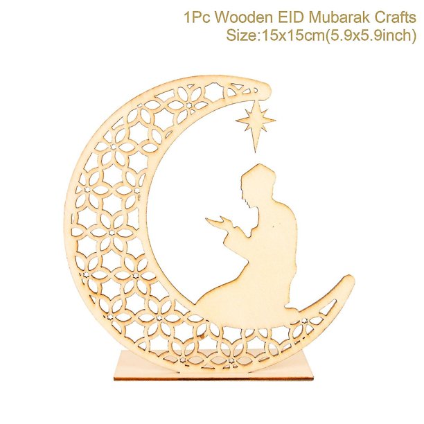 Luz de noche Eid Mubarak Decoración de Ramadán para el hogar Decoración de fiesta musulmana Eid Al Adha Ramadán y Eid Ramadán Kareem