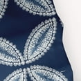 thumbnail image 2 of Simply Daisy 70" W x 73" H Tidepool Geometric Print Polyester Shower Curtain, Navy, 2 of 3