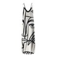 thumbnail image 4 of SMihono Robe Maxi Bohème d'Été pour Femmes Grande Taille Femmes Décontractée Grande Taille Imprimé Sans Manches avec Poche Robe Maxi Longue Robe de Plage Évasée, 4 of 5