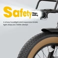 thumbnail image 3 of OTD Electric Bike for Adults, 1800W Peak 28MPH, 48V 26Ah 20" Fat Tire Ebike, Dual 48V 13Ah Removable Battery 160 Miles, Dual Seat, Lockable Suspension, 7-Speed, 4 Modes & Smart App, Commuting E bike, 3 of 9