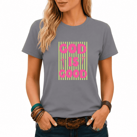 GIFFIMY Women's Bohemian Celestial Graphic V-Neck Short Sleeve T-Shirt Purple Standard Fit Everyday Top