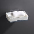 thumbnail image 1 of weibbin Soap 1-4-Layer Self-Adhesive Soap Dish Wall Mounted Rotatable Soap Box Storage For Bathroom Kitchen, 1 of 8