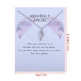 thumbnail image 3 of Zircon Wing Hollow Peach Heart Clavicle Necklace - Alloy Card Pendant with Gold/Silver/Rose Options, Elegant Gift, 3 of 5