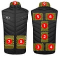 thumbnail image 2 of guisaled for Men, Lightweight Heated Vest for Men Warm Rechargeable Softshell USB Charging Heated Vests Outdoor Hunting Vest, 2 of 6