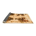 thumbnail image 2 of Ahgly Company Indoor Rectangle Abstract Orange Modern Area Rugs, 3' x 5', 2 of 4