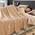 thumbnail image 6 of Cinvoph Throw Blanket Cozy Soft Nap Blanket Foldable Light Cover Ideal for Office Break Sofa Protection Bedroom Sleeping All Season, Queen Size, 6 of 6