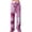 Purple, variant on OKBOP Camouflage Pants,Fashion Print Lightweight And Breathab Casual Loose Trouser Wide Leg Pants for Women