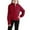Wine, variant on Girls Jacket Half Zip Sweatshirt with Front Pockets Soft Warm Outerwear for Toddler Youth Casual Winter Pullover,13-14 Years