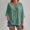 Mint Green, variant on Women'S Plus Size Button Front V Neck Half Sleeve Blouse Drop Shoulder Loose Tops,Cover-Up for Women Black L(L)