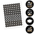 thumbnail image 2 of Big Dot of Happiness Law School Grad - Future Lawyer Graduation Party Round Candy Sticker Favors - Labels Fits Chocolate Candy (1 sheet of 108), 2 of 5