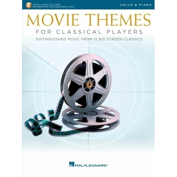 Movie Themes for Classical Players - Cello and Piano with Online Audio of Piano Accompaniments, (Paperback)