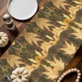 thumbnail image 2 of Cute Gray Table Runner, Autumn Thanksgiving Kitchen Dining Table Decoration for Home Party Decor 13x90 Inches, 2 of 9