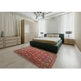 thumbnail image 4 of Ahgly Company Indoor Rectangle Mid-Century Modern Red Oriental Area Rugs, 3' x 5', 4 of 6